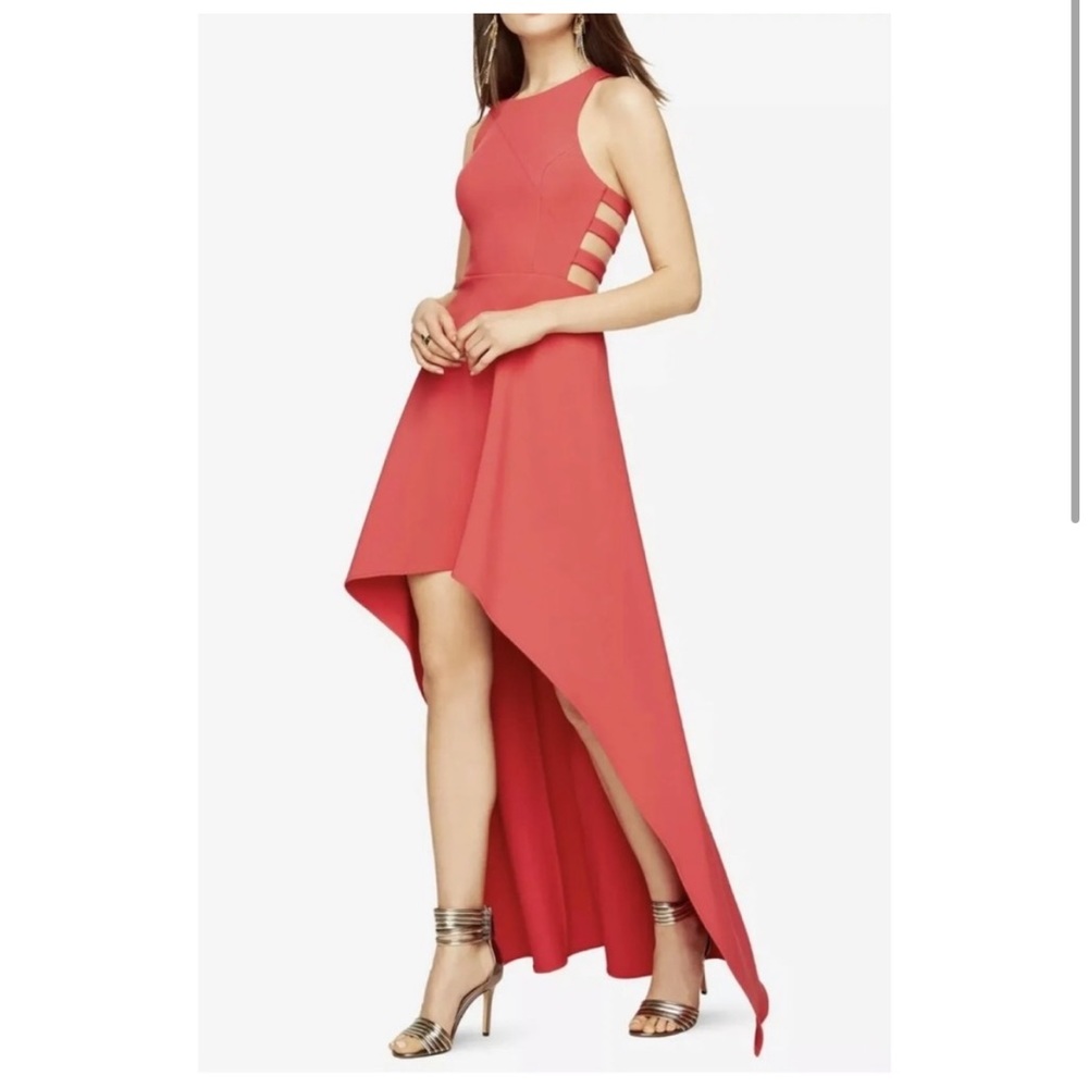 BCBG Red High Low dress